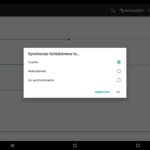 Squeezer Android App Synchronisation Räume Multiroom